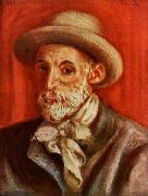 Pierre-Auguste Renoir Self portrait, 1910 Sweden oil painting artist